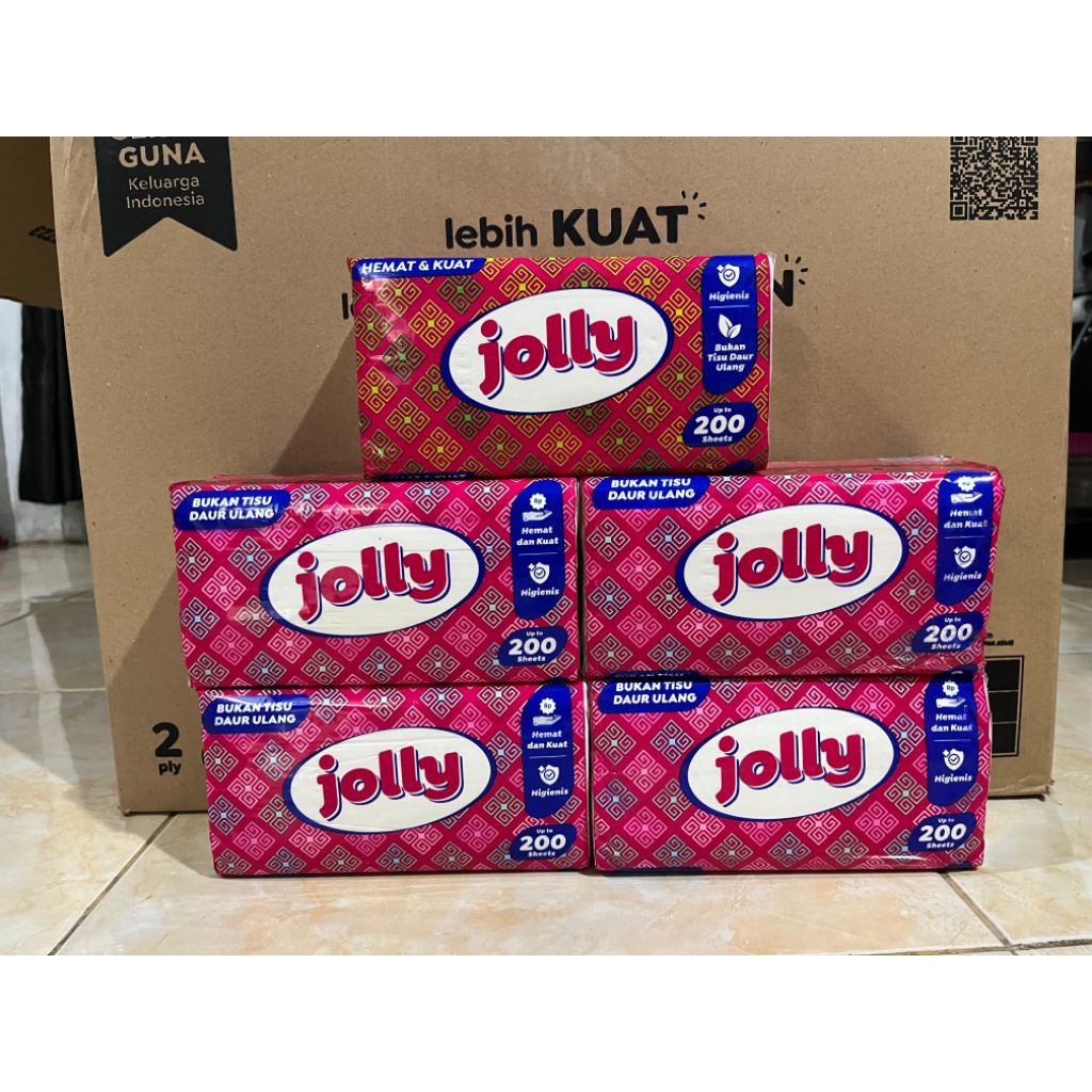 TISU JOLLY 200 SHEETS / TISUE JOLLY 200 LEMBAR