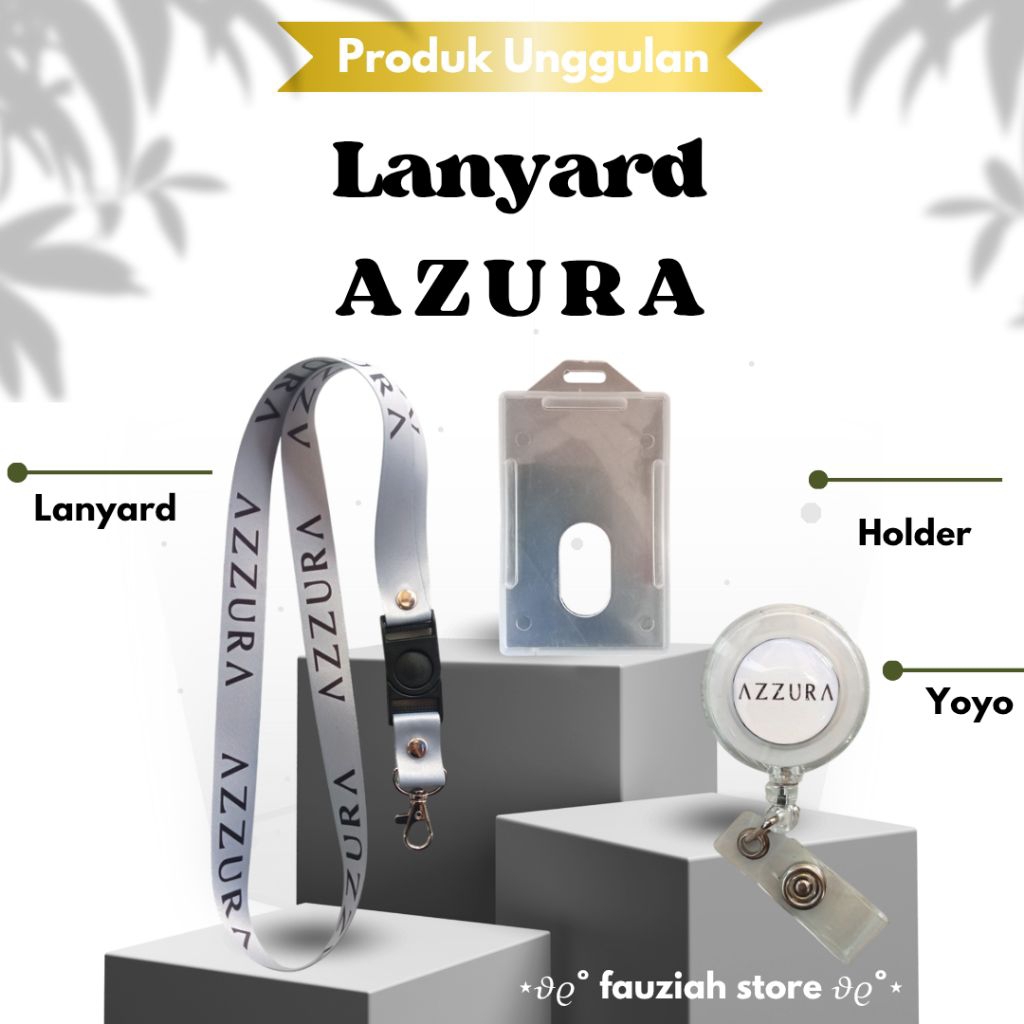 

READY! TALI ID CARD AZZURA ABU MUDA / LANYARD AZZURA TERMURAH!!!