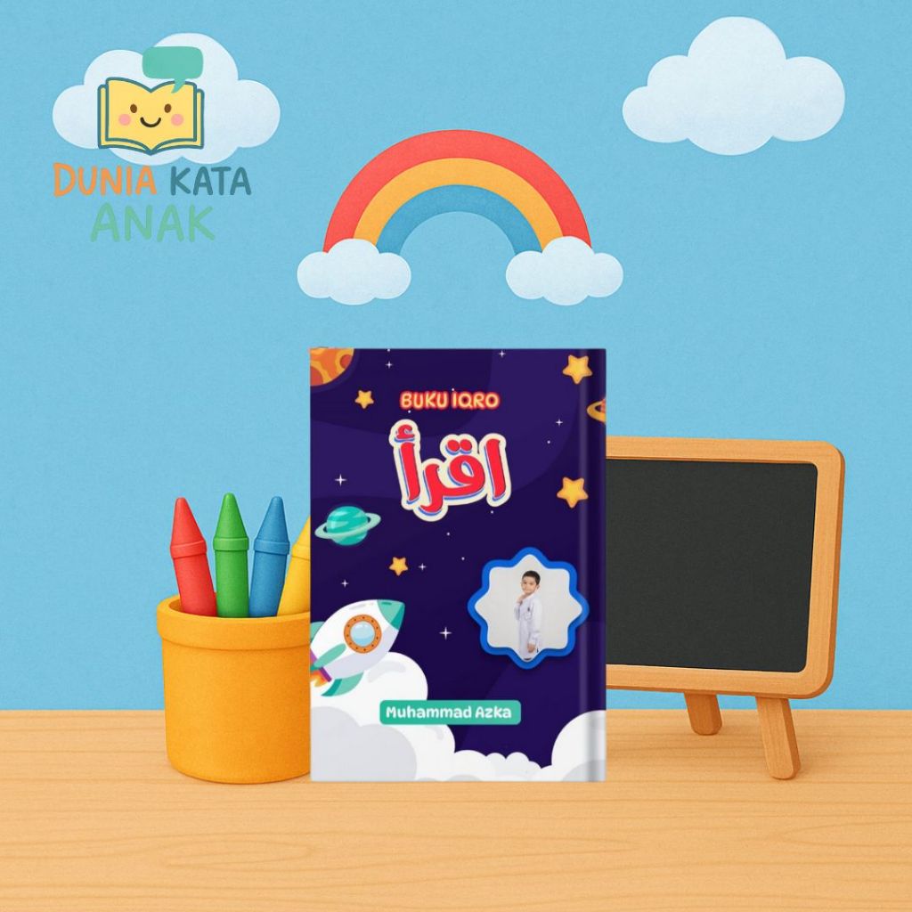 Iqro Custom Tulis Nama Desain Cover Iqro Warna Custom Hard Cover Dan Soft Cover