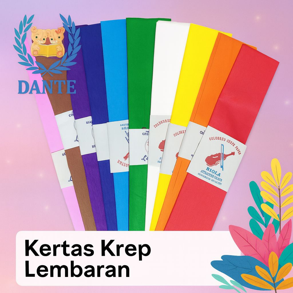 

KERTAS KREP CREPE PAPER LEMBARAN