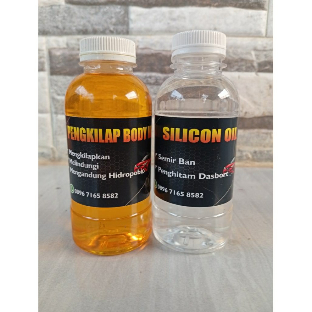 semir ban motor mobil, silicon oil murni, pengkilap bodi motor premium, pengkilap bodi motor beeswax