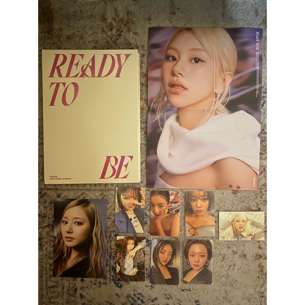ALBUM PHOTOVARD OFFICIAL TWICE READY TO BE TZUYU JIHYO CHAEYOUNG