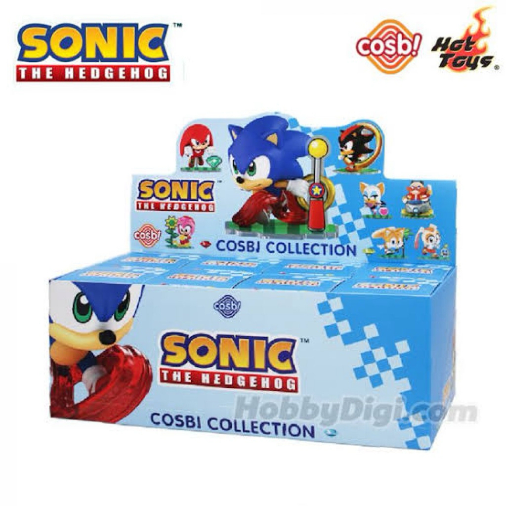 Hot Toys Sonic The Hedgehog Series Cosbi Collection Blind Box Figure (1 Set = 8 Pcs)