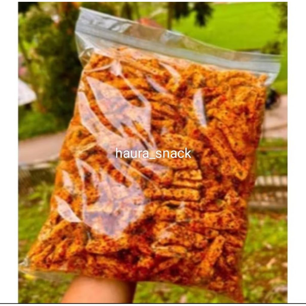 

TERLARIS basreng pedas daun jeruk kemasan 1 kg