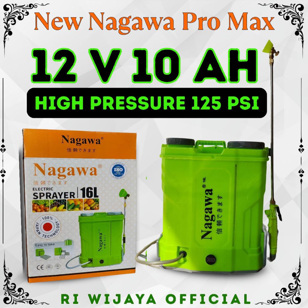 SPRAYER NEW NAGAWA 2025/ SPRAYER  ELEKTRIK NAGAWA 16 LITER / TANGKI CAS YOKOHAMA /SPRAYER ELEKTRIK  
