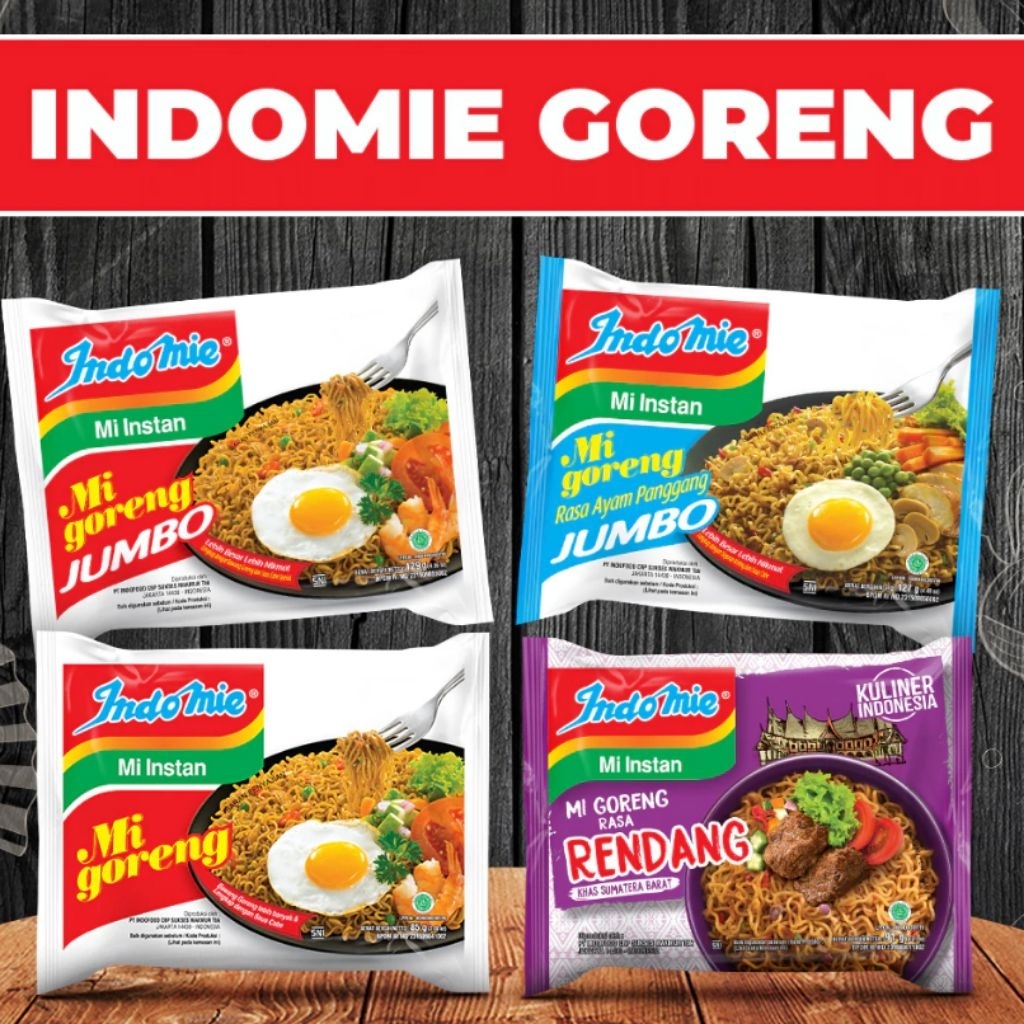 

(5 pcs) INDOMIE Mie instant goreng/ all varian