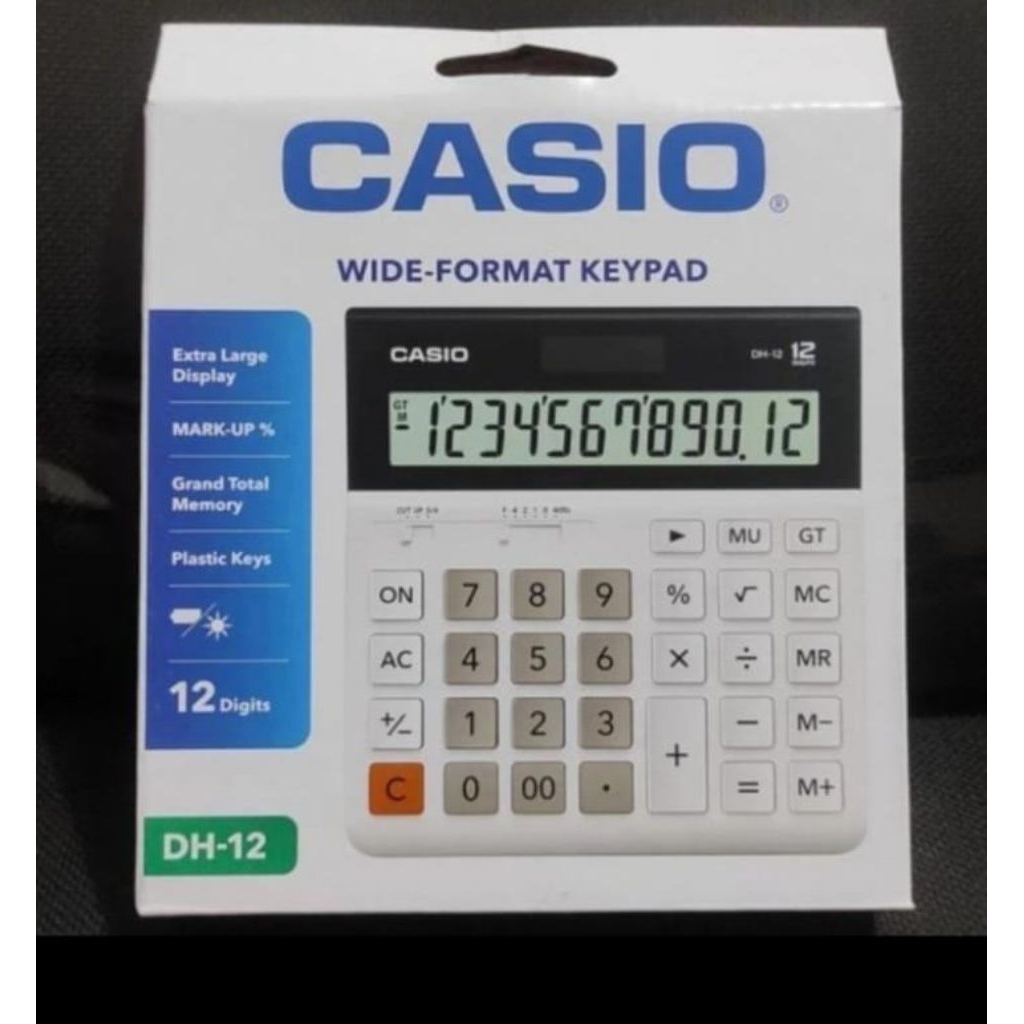 

Calculator Casio DH-12 Digit Black Original / Casio DH 14 Digit Bk 14 Digit Original / Casio DH 16 Digit Original.