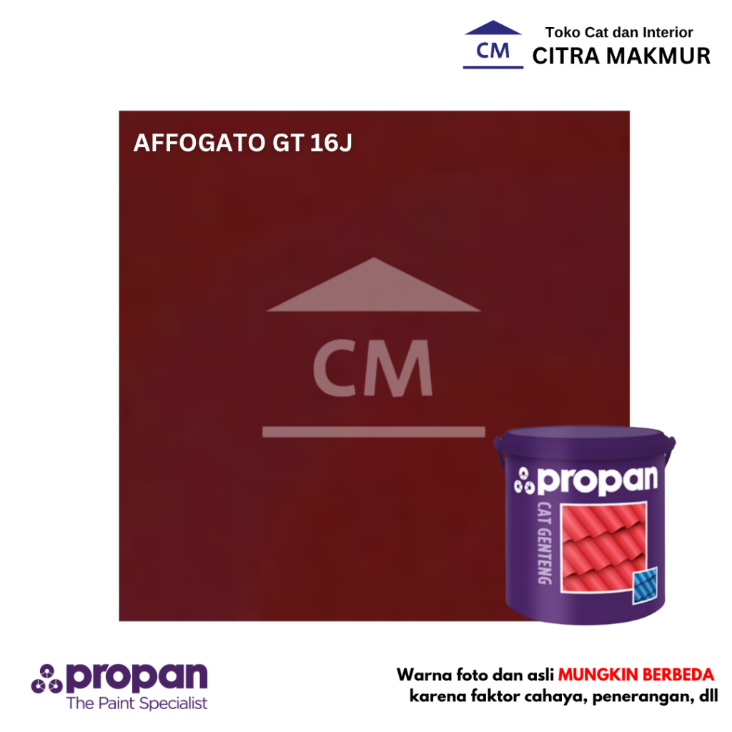 (BISA CARGO) Propan CAT GENTENG - 20 Kg ( AFFOGATO 16J )