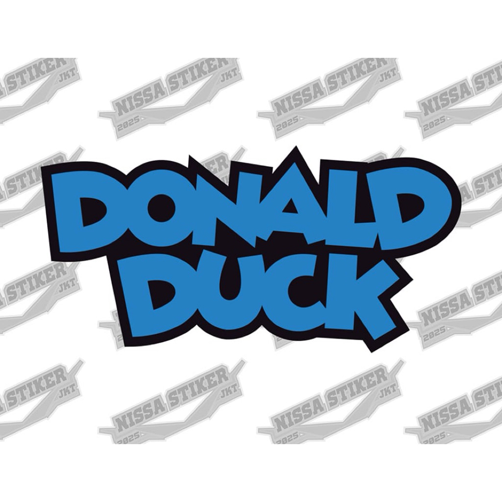 

Stiker cutting tulisan Donald duck stiker murah berkualitas