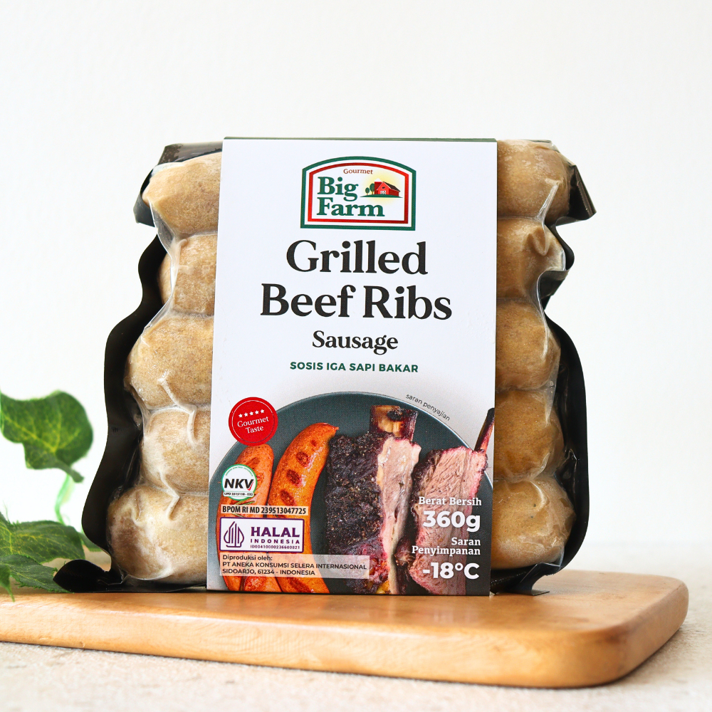 

360G Big Farm Grilled Beef Ribs Sausage 5 pcs