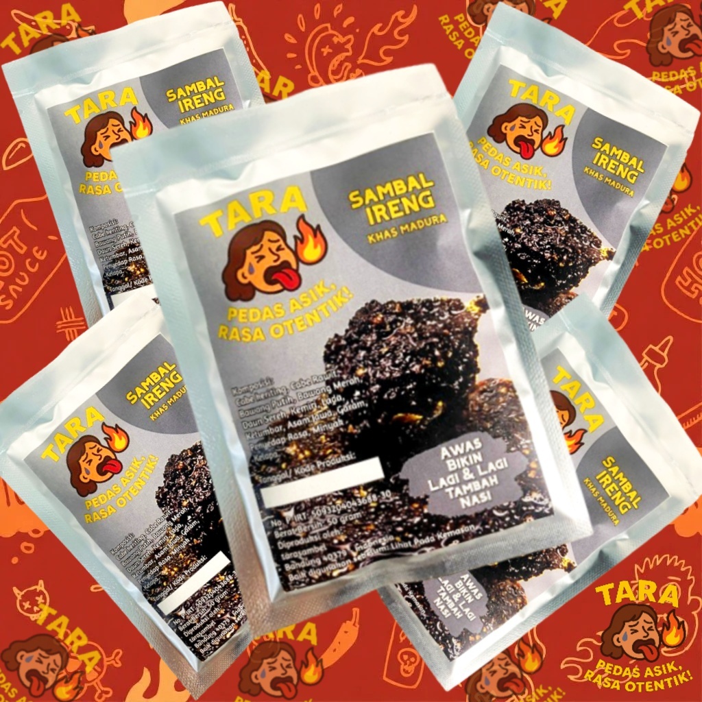

Tara Sambal Ireng 50g Sachet - Pedas Asik Rasa Otentik Khas Madura Makanan Makanan