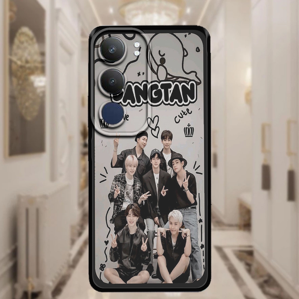 BTS Case compatible for VIVO Y19S Casing Procamera VIVO Terbaru 2025 Silikon Hp - Kesing Hp - Casing