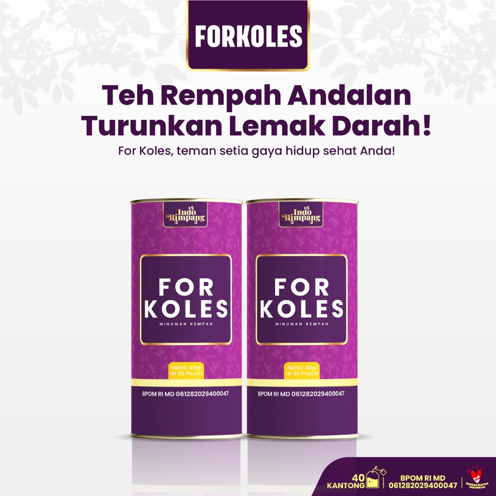 

Forkoles Teh Rempah Sehat Perpaduan Temulawak Rosella Mengkudu & Daun Salam Teh Rimpang For Koles Bantu Stabilkan Lonjakan Tensi & Gula Darah