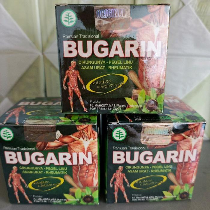 

kertas Bug\\garin Obat Asam urat rheumatik kolestrol isi 10sachet