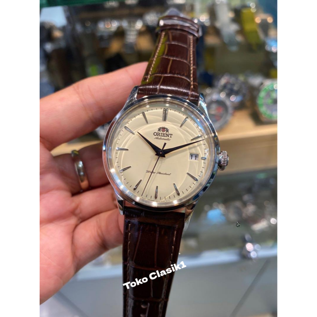 Original 100% Orient Bambino 38mm Classic Automatic Cream Dial RA-ACOM0 Garansi Resmi