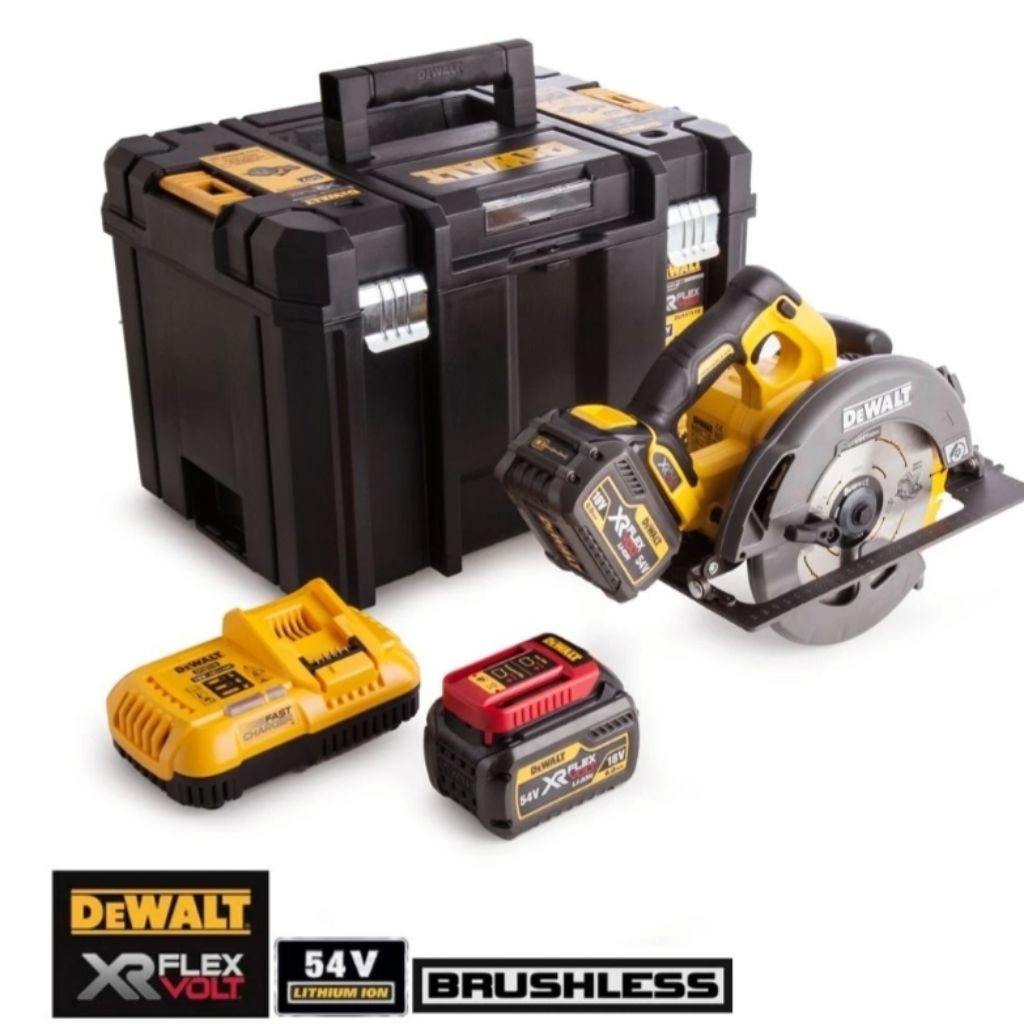 DEWALT DCS575t2 Circulaw Saw Cordless FLEXVOLT Mesin Gergaji putar Brushless