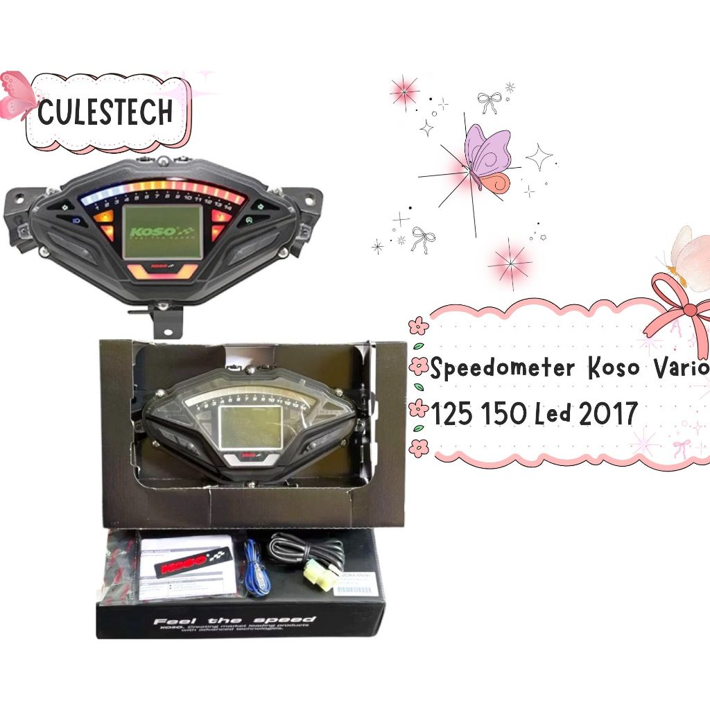 Speedometer Koso Vario 125 150 Led 2017 Vietnam Original