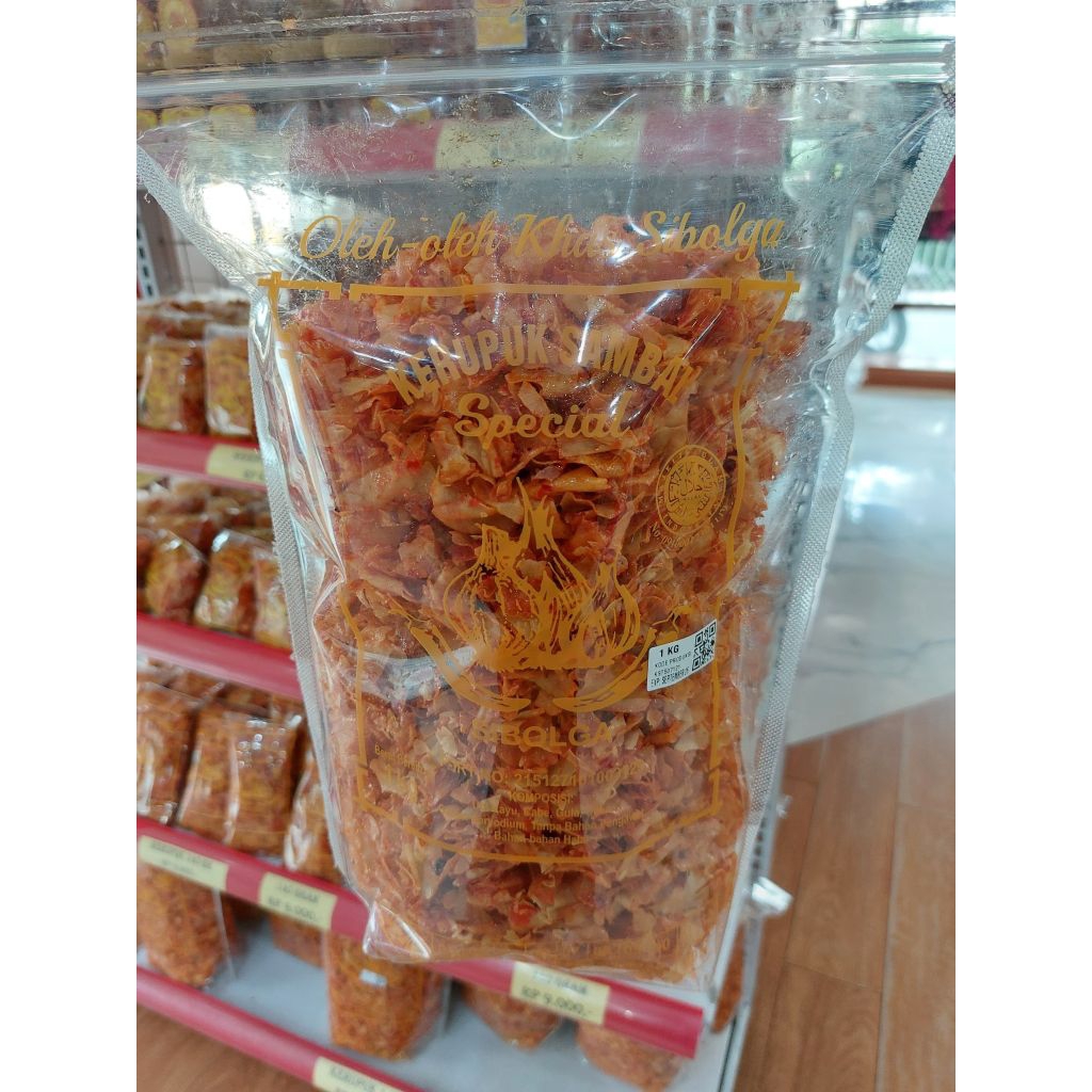 

1 kg Kripik Singkong Sambal Special Ikan Teri Sibolga