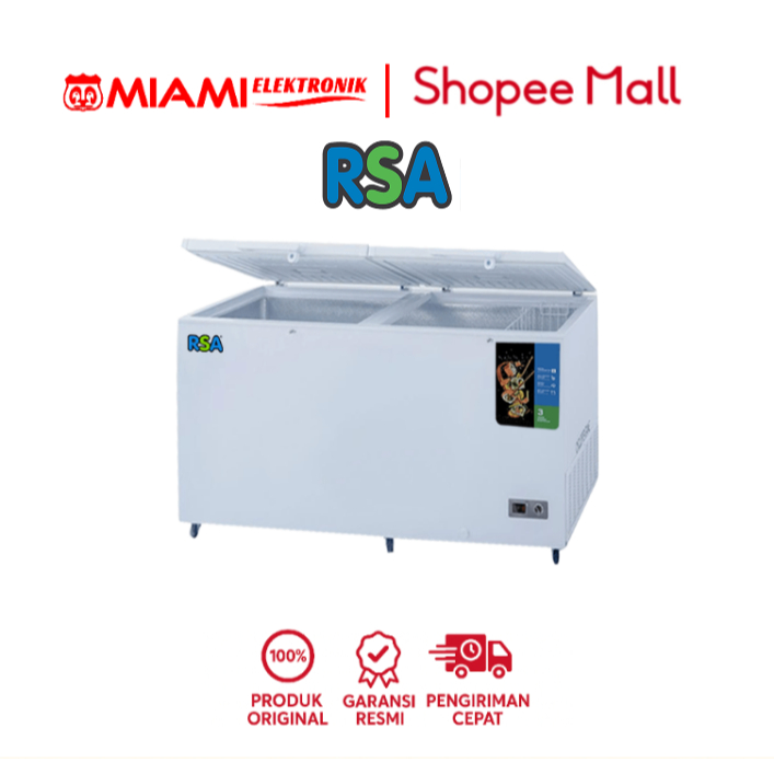 RSA CF-600-H / CF600H / CF600 Chest Freezer 500 Liter 230 Watt