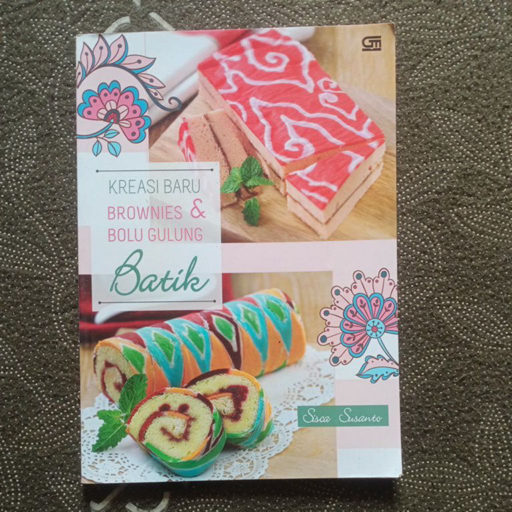 kreasi brownies & bolu gulung batik