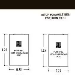 Manhole Cover Tutup Gorong - Gorong