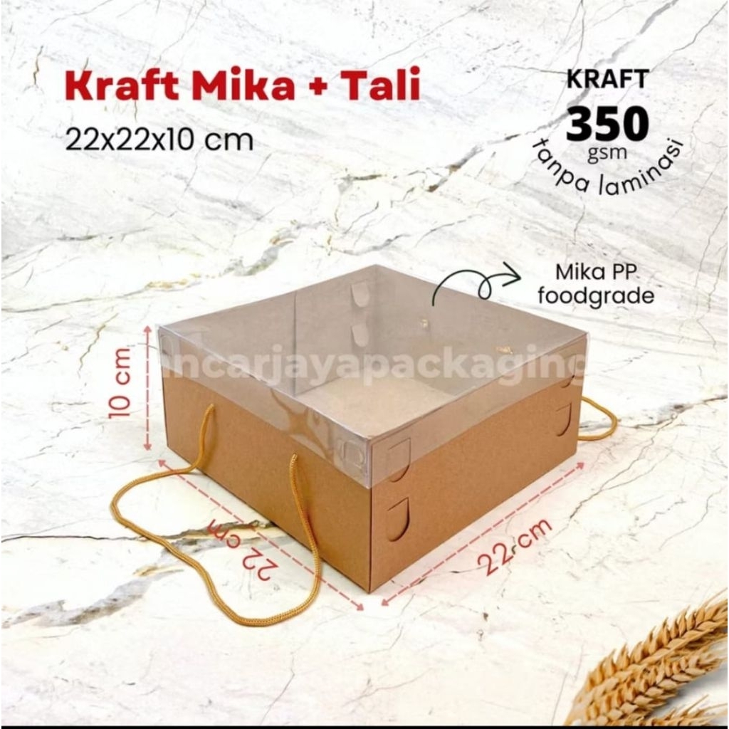 

Dus Kraft mika tapi box kue tart cake roti