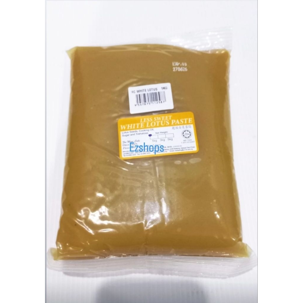 

Filling Mooncake White Lotus Less Sweet Isian Mooncake 1kg
