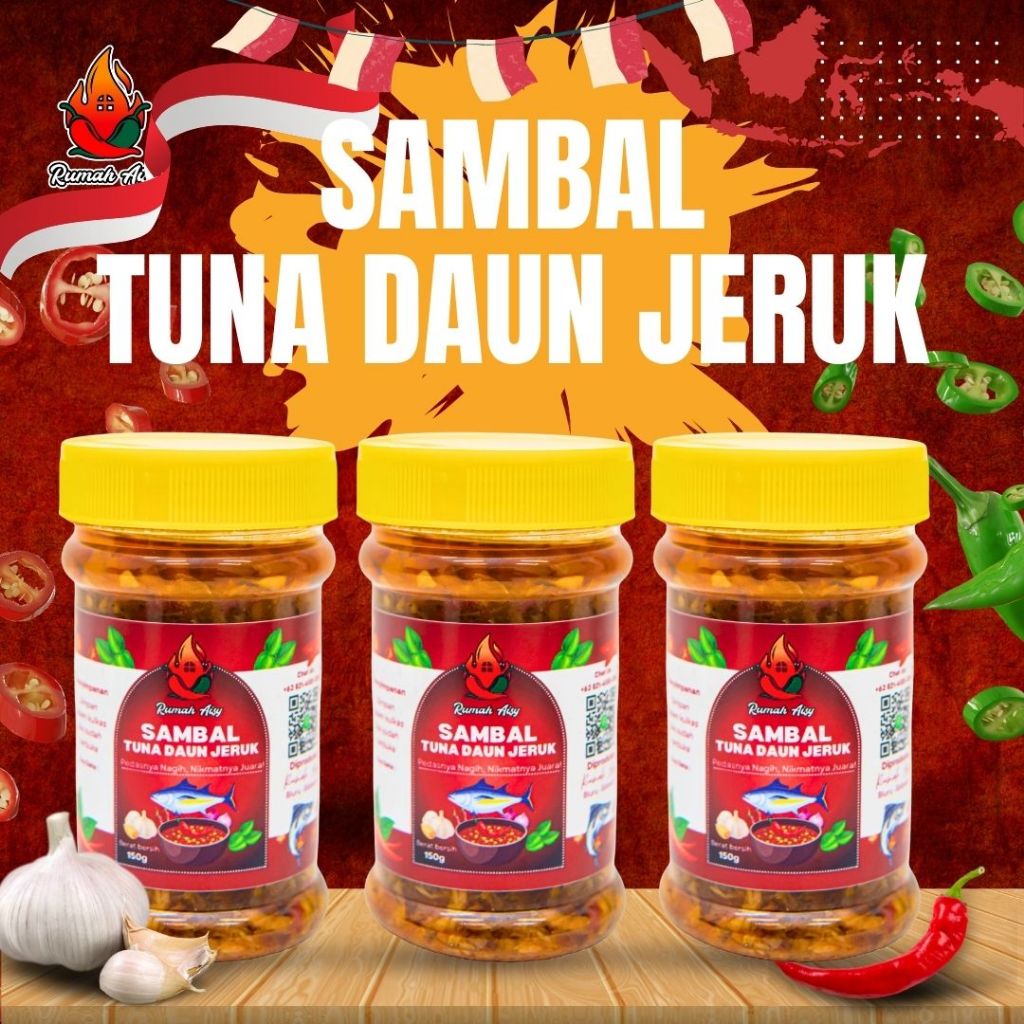 

SAMBAL TUNA DAUN JERUK - RUMAH AISY (150ml)
