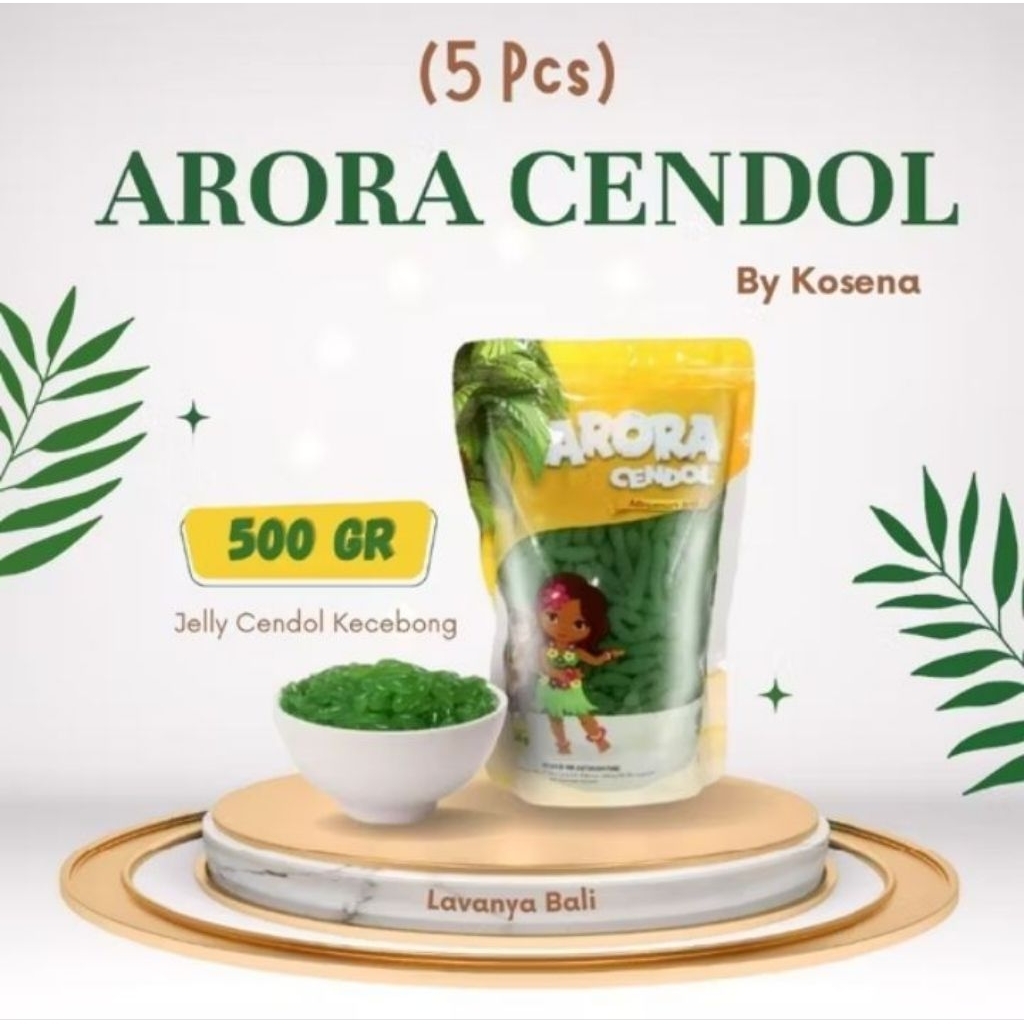 

[MINIMAL 8 PCS] Jelly Cendol Kecebong Arora 500 gram