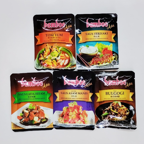 

Bamboe Bumbu Instan Resep Makanan Asia Saus Lada Hitam Asam Manis Saus Halal