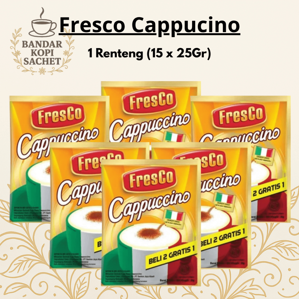 

Fresco Cappucino Renteng 15 x 25Gr