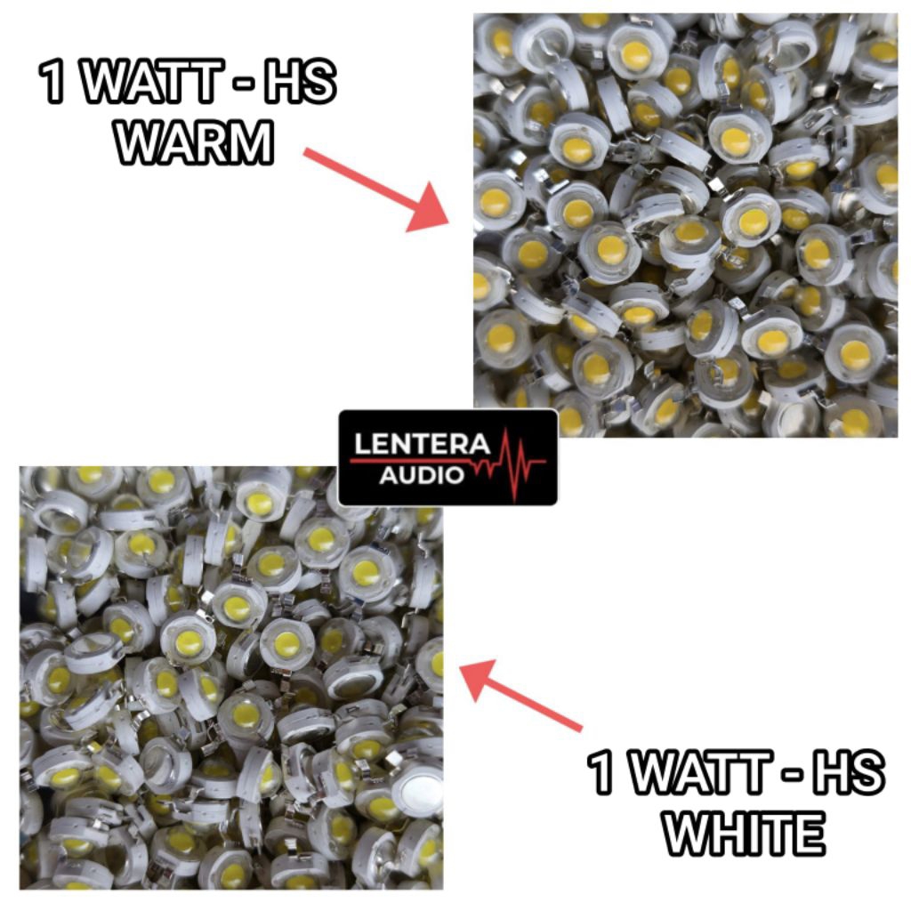 HPL LED 1 WATT WARM WHITE 3000 - 4500k TANPA HS