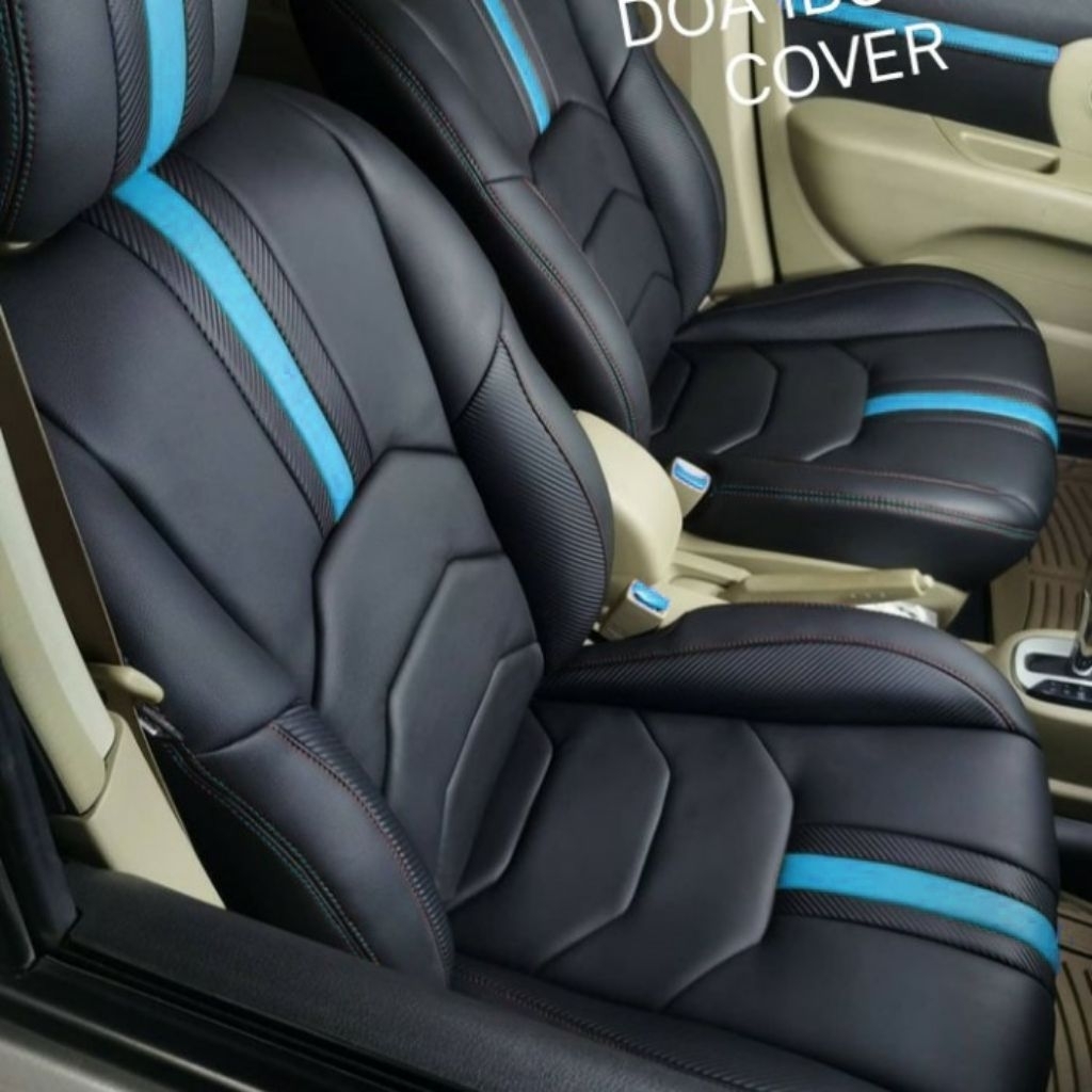 sarung jok mobil rush tife g 2015 bagian depan kiri kanan full busa