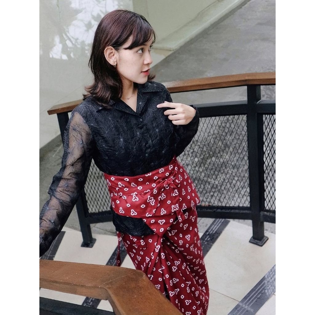 SERAYA BATIK - Obi Belt & Rok Lilit - Set Pakaian Batik Wanita