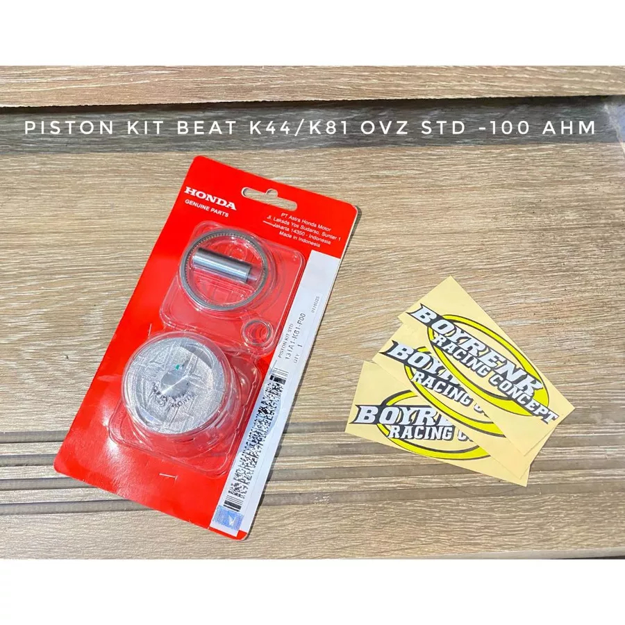 PISTON KIT BEAT ESP K44 BEAT POP OVZ STD,50,100 ORI AHM-BOYRENK RACING