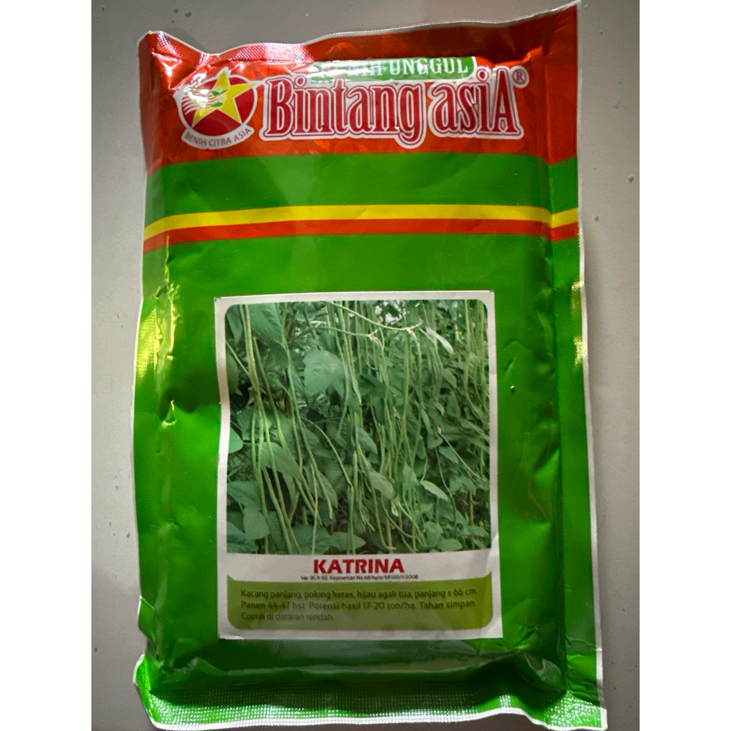 Bibit Kacang panjang Buntut Merah KATRINA 500 gr