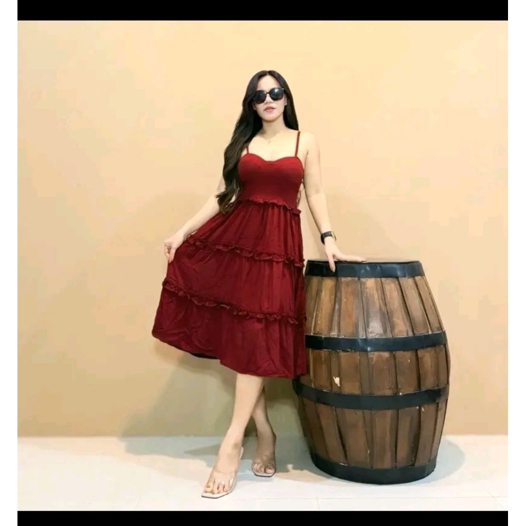 midi dress hanala rempel cup bra