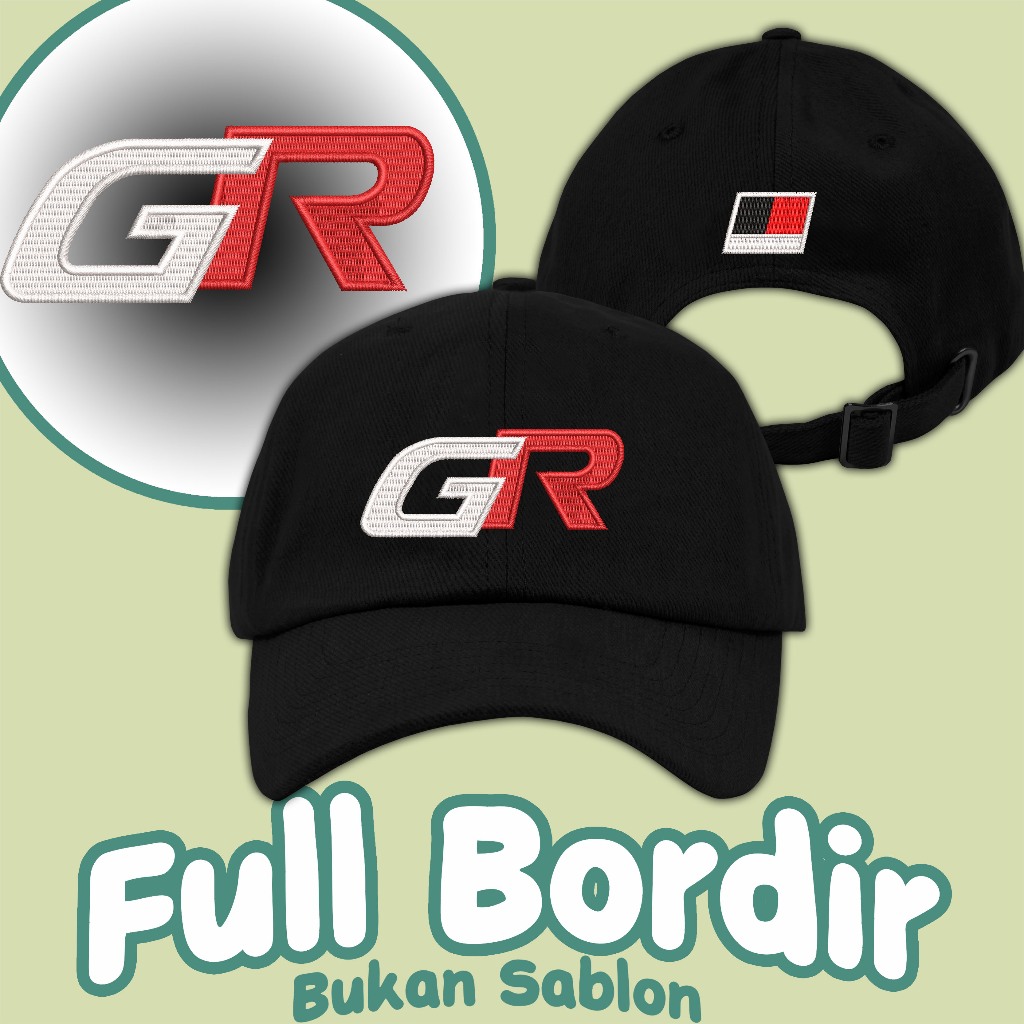 03TP Toyota GR Gazoo Racing Topi Bordir