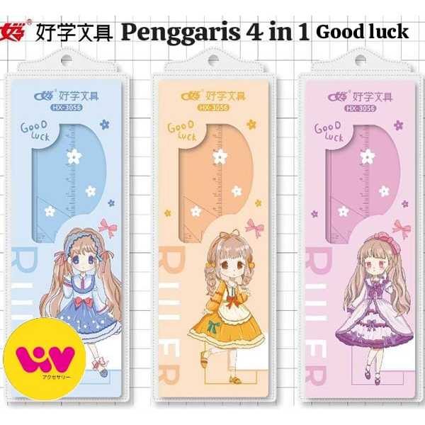 

Ruler Penggaris 1 Set 4 Pcs