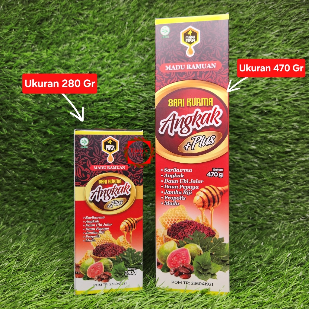 

Madu Fira Sari Kurma Angkak Plus | Sari Kurma Propolis Madu Fira | 280 Gr | 470 Gr | Halal