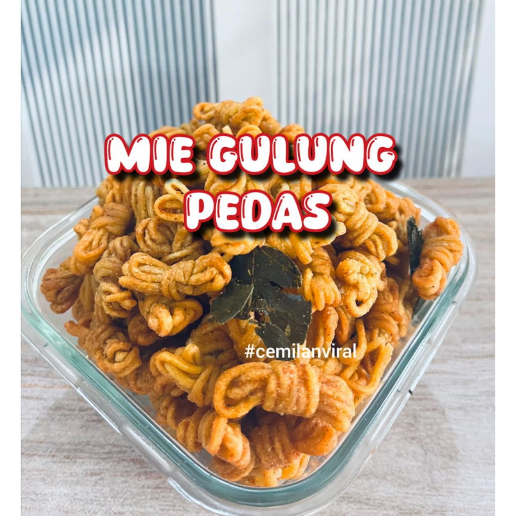

Cemilan Viral Mie Gulung Pedas Daun Jeruk Snack Food