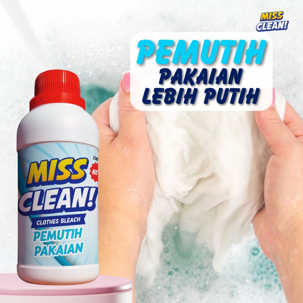Pemutih Baju Ampuh Cairan Pemutih Pakaian Putih Penghilang Noda Kuning