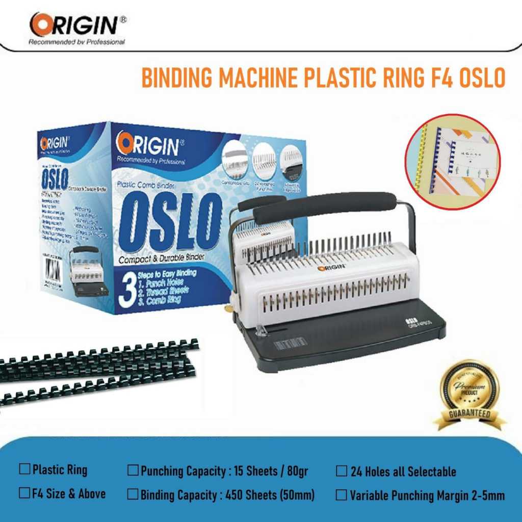 

Mesin Jilid / Mesin Binding Origin Oslo F4