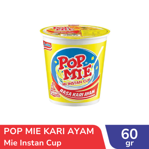 

POP MIE MI INSTAN CUP RASA KARI AYAM 60GR