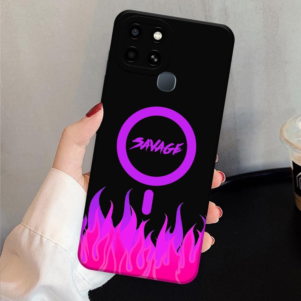 [ABC4] Soft Case Infinix Smart 6 Ram 2GB Terbaru Motif Magsafe Savege Terbaru Kekinian Bahan Silikon