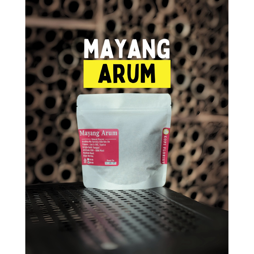 

Biji Kopi Sangrai Arabika Specialty Natural Bandung - Mayangarum