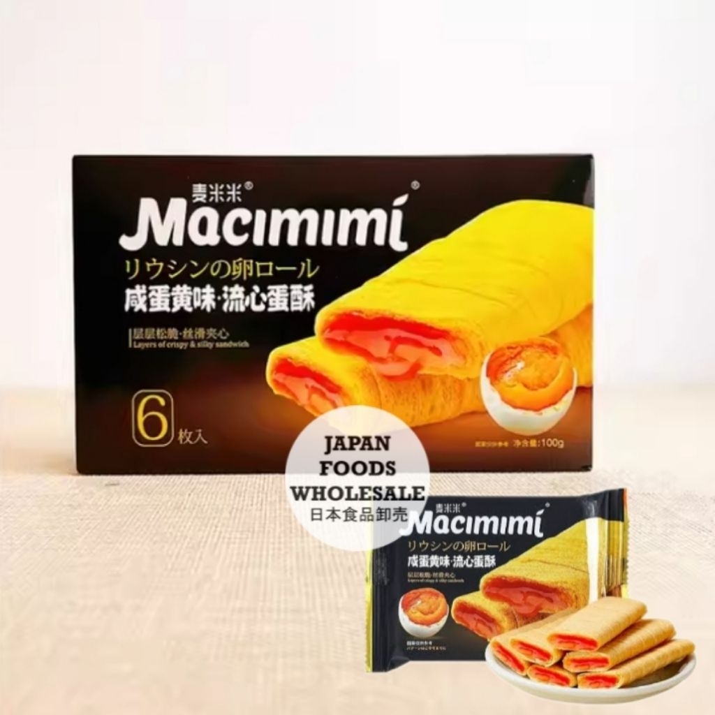 

Macimimi Salted Egg Yolk Crisp Sandwich / crepes / cemilan impor / snack