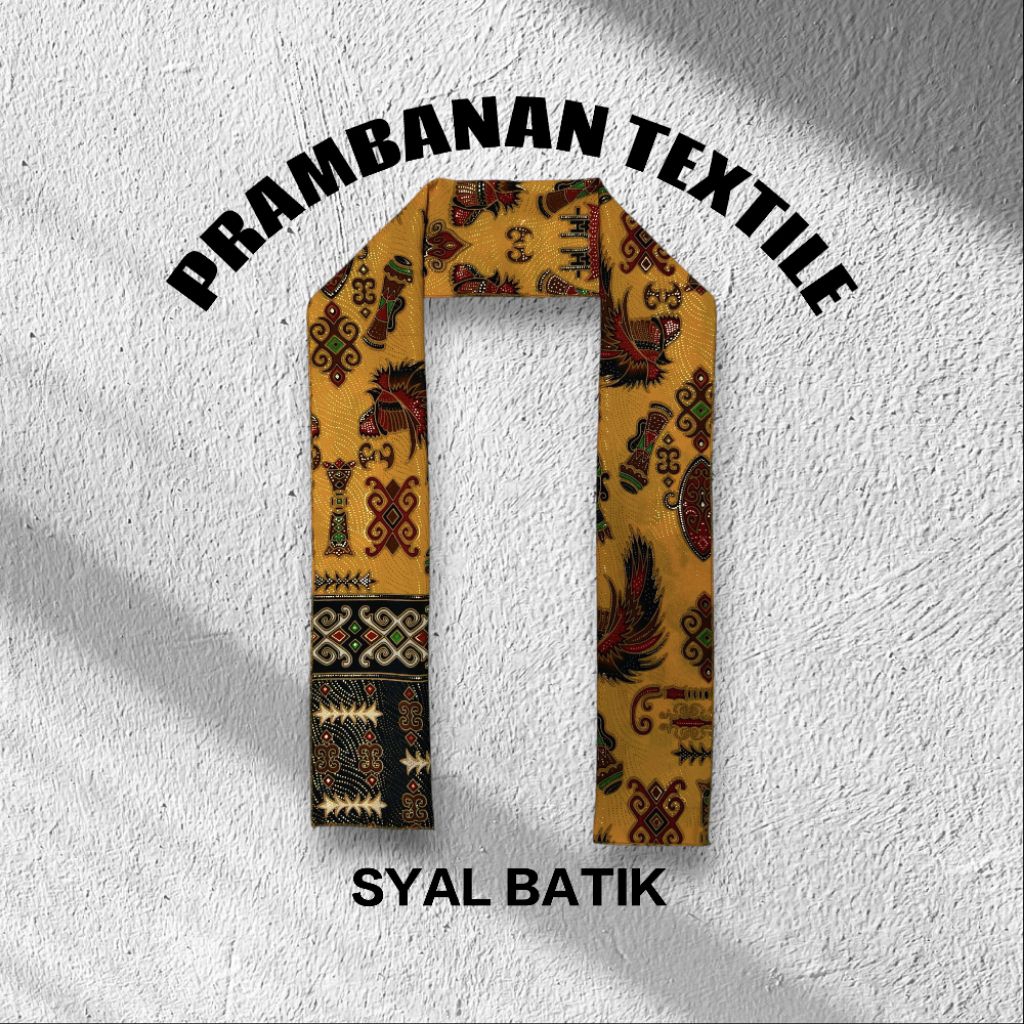 Syal Scarf BatikDasi/ Souvenir Khas Indonesia Souvenir Khas Indonesia / Syal Scarf Bagus elegan simp