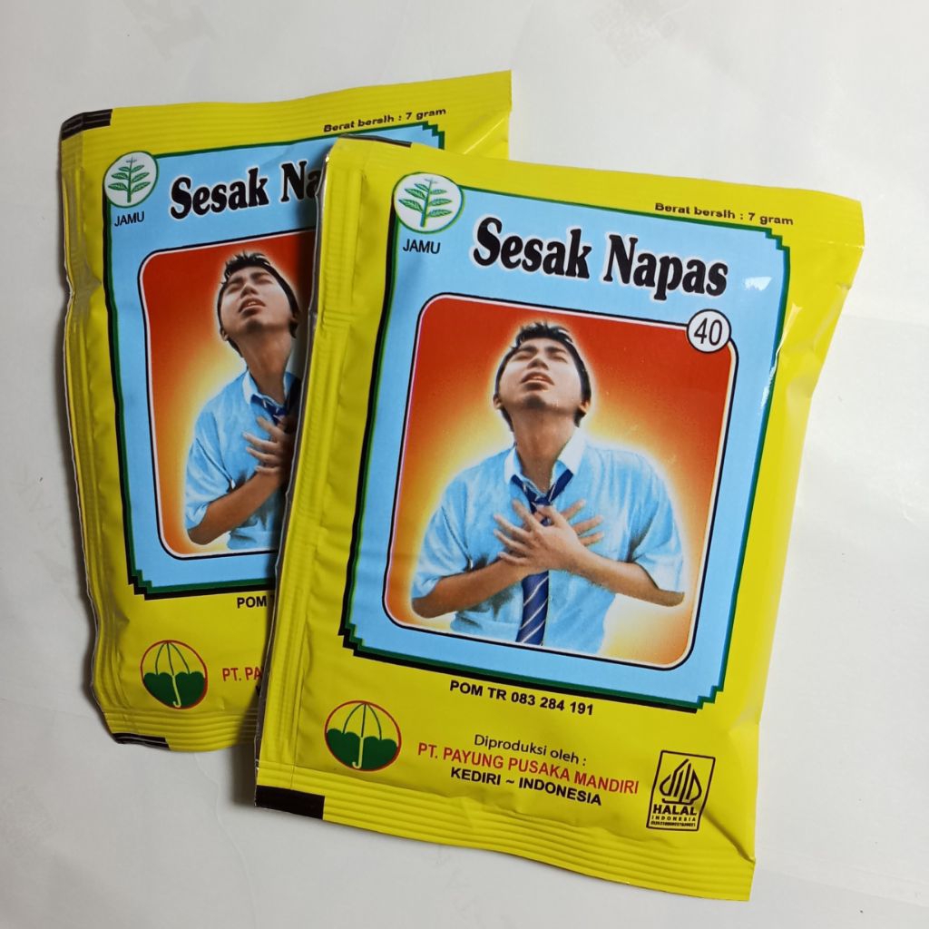 

JAMU SESAK NAPAS CAP PAYUNG PUSAKA ISI 10 SACHETS