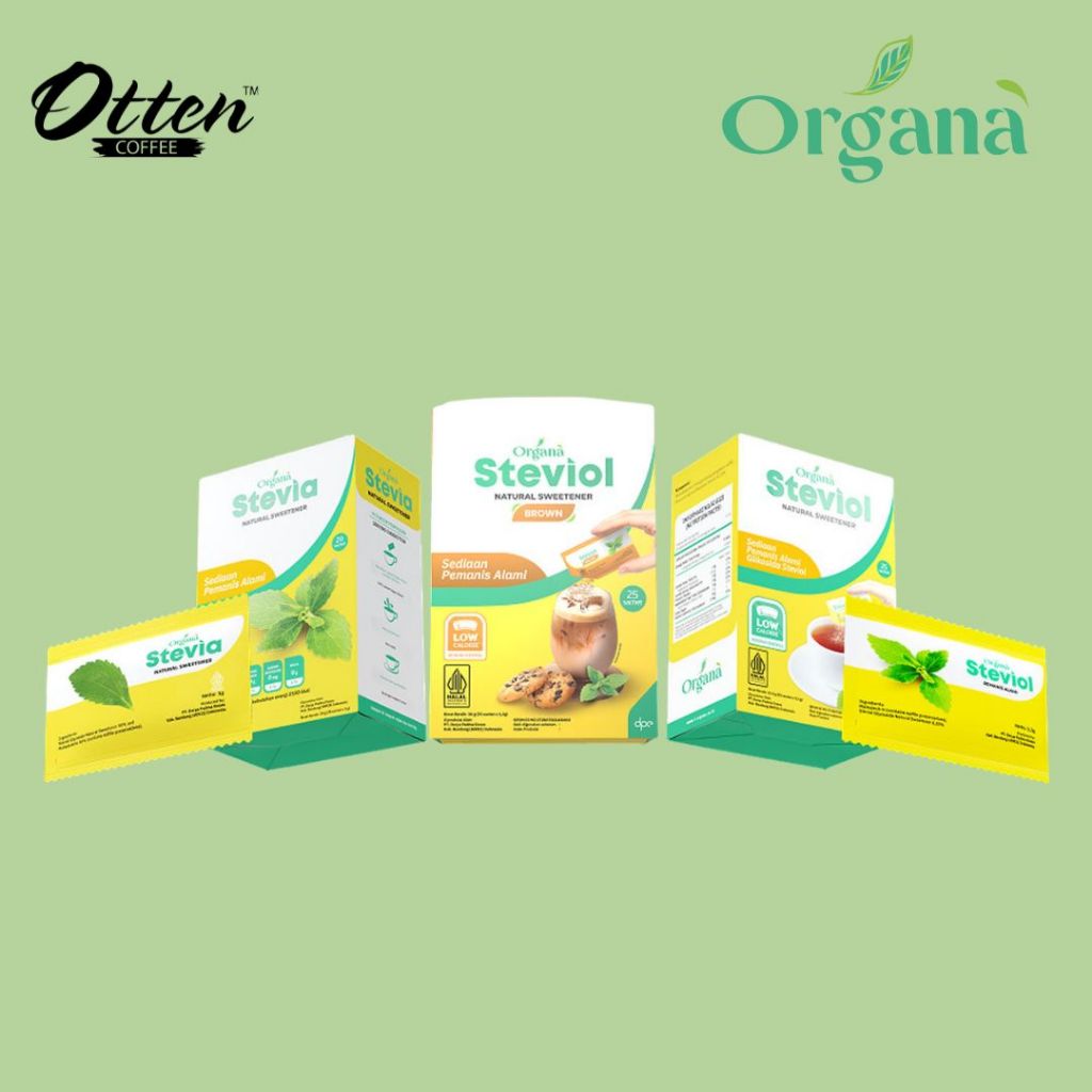 

Organa - Stevia / Steviol Natural Sweetener - Pengganti Gula dari Daun Stevia
